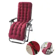 Patio Chaise Lounger Cushion, Indoor/Outdoor Chaise Lounger Cushions Rocking ...