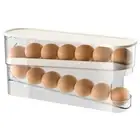 Modernize Your Fridge with Slim Egg Holder Storage Space Saving Solution