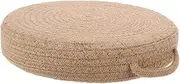 SUPVOX Children's Woven Stool Stool Sitting Stool Shoes Changing Stool Woven Stool for Garden Stool Ornament Adorable Woven Stool Convenient Step Stool Floor Pillows Grass Beige