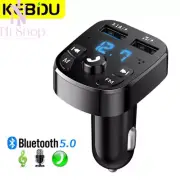 Wireless Radio Car FM Transmitter Bluetooth 5.0 PD Dual USB Charger MP3 Player