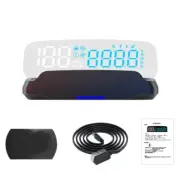 Advanced Car OBD2 Heads Up Display Data Projection for Enhanced Driving Safety