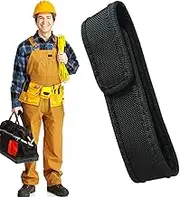 Flashlight Pouch Holster - Flashlight Holder for Duty Belt - Nylon Flashlight Pouch Light Carry Case Tool Carrier Gear for Enforcement Security