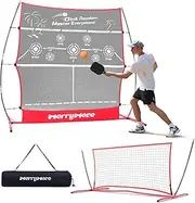 Pickleball Rebound Net for Practice: Pickle Ball Rebounder Training Equipment for Solo Practice - 6FT Mini Pickleball Net for Outdoor Driveway Backyard and Indoor Garage
