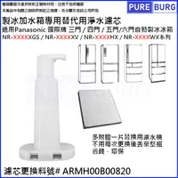 在飛比找PChome24h購物優惠-製冰水箱替代用淨水濾芯濾網適用Panasonic國際牌三門/