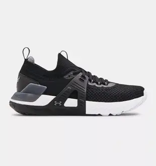 UnderArmour UA 男 Project Rock 4 巨石 運動 訓練鞋 黑白 3023695-001