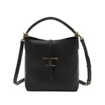 [Tod's] Tod's Mini T Timeless Bucket Bag ONE SIZE BLACK