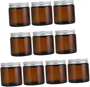 NOLITOY 10pcs Glass Scented Candle Containers with Cover DIY Aroma Bottle for Handmade Candles Perfume Home Fragrance Durable and Safe for Long Lasting Use
