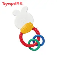 在飛比找PChome24h購物優惠-【Toyroyal 樂雅】沛醬兔固齒器握環搖鈴