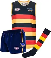 Adelaide Crows Junior Youths Kids AFL Auskick Playing Pack Jumper Guernsey Jersey Shorts Socks size 12