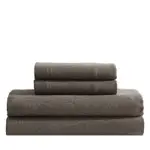 Calvin Klein Melange Flannel 4 Piece Sheet Set, King
