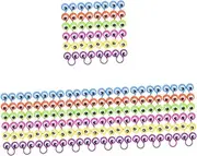 Totority 4sets Educational Eye Ring Toys for Boys and Girls Plastic Eye Ball Puppet Toy Fun Party Favor 24pcs*4 Random Color