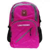 在飛比找蝦皮購物優惠-LINE FRIENDS 多功能護腰後背書包(桃色)