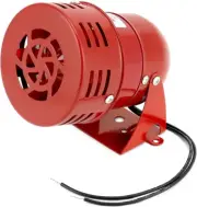 ® Alarm Siren 110DB , Red Mini Metal Alarm Siren MS-190 , for Factory & Construc