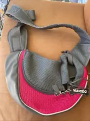 NWOT Pet sling small dog CARRIER Bag Purse Pink mesh Pouch cat