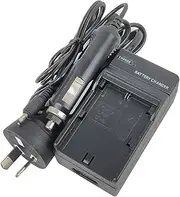 Single Mains/Car Battery Charger for LP-E6N LPE6N LP-E6 LPE6 LC-E6E, EOS 5D Mark II,5D Mark III,5DS, 6D 7D 60D 60Da 70D 80D 90D,7D Mark II,7D Mark III, XC10,XC15 R6 R5 Camera
