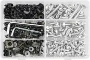 253PCS Fairing Bolt Kit Body Screws for Aprilia for Tuono 1000 1000R RSV4 RS 50 125 250 for Pegaso(Silver)