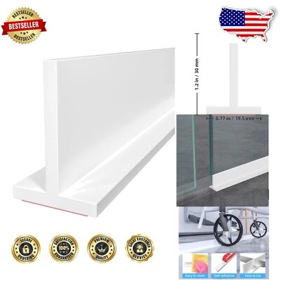 Durable 118-Inch Shower Threshold Seal Strip for Effective Water Control