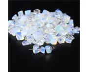 Natural Gem Irregular Rose Quartzs Chip Stone Beads For Jewelry Making 5-8mm Freeform Beads DIY Bracelet Necklace 15.5" Strand - white opal