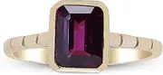 Gin & Grace Women's 14K Yellow Gold Genuine Rodholite Ring (QA3237R-RI-P)