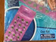 H2O Go Float 'N Roll Air Mat One Mat Bestway Pillow Design Floating Fun in Sun.