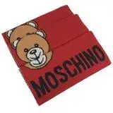 在飛比找遠傳friDay購物優惠-MOSCHINO 30571 M2164 刺繡泰迪熊混織羊毛