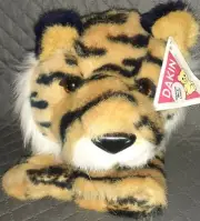 Rare Vintage 1994 9" Gabriel Tiger Hand Puppet Stuffed Plush Toy Doll