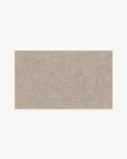 90' x 150' | Machine Washable Runner Rug | Kid & Pet Friendly | Indoor Rug | Crosshatch Natural Rug | Ruggable