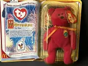 Rare. Ty Beanie Babies Millenium Yhe Bear. New W/ Error.