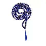 Certified Lapis Lazuli Mala | 6 mm 108 Beads Mala |FREE SHIPPING|