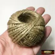 M00072-FS MOREZMORE Jute Rope 2mm Natural Twine Hemp Cord Thread String Ribbon