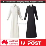 Medieval Cleric Cosplay Robe Priest Costume for Cosplay Halloween Women Costume