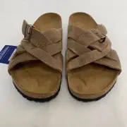 Birkenstock New with Box Lugano Camberra Old Tobacco Oiled Narrow - Select Size