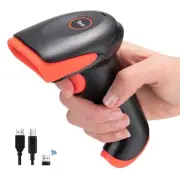 Pro Wireless 2D QR Barcode Scanner 3 in 1 Bluetooth & 2.4GHz Wireless & USB W...
