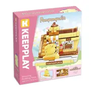 319 Piece Keepplay Hello Kitty Pompompurin Shinning Pudding Shop Playset