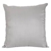 Set of 2 Silver Grey Art Silk Pillow Covers, Plain Silk Cushion Cover, Solid