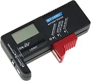 OSALADI Portable Battery Tester and Voltage Meter for AA AAA C D 9V Batteries Easy to Read Capacity Checker for Household and DIY Use
