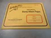 "WHITEACE" HISTORICAL STAMP ALBUM PAGES PALAU SINGLES PA-15 1998 FREE SHP.