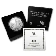 2010-P 5 oz Burnished ATB Grand Canyon Silver Coin (Box + CoA)