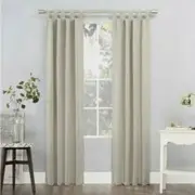 Sun Zero Easton Blackout Tab Top Curtain 1 Panel Pearl 40"×95", New! L10