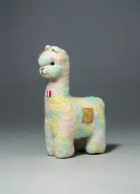 在飛比找誠品線上優惠-ST.MALO秘魯工匠手工針織彩虹泡泡糖羊駝娃娃/ 20cm