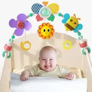 Baby Hanging Stroller Play Arch Toy, Crib Accessory and Car Seat Activity Mob...
