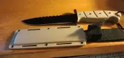 TAC EXTREME Fighting Bowie Knife 12", Tidex Sheath and Handle, New