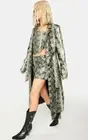 Jagger & Stone Zion Snake Print Trench Size 16 Aus BNWT RRP $189