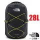 【美國 The North Face】 新款 Jester 抗撕裂多功能減震透氣後背包28L.15吋電腦書包/FlexVent背負系統/3VXF-P9B 黑黃 N