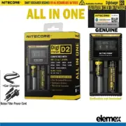 Premium Nitecore D2 Battery Charger Lithium NiMH-Cd AA AAA 18670 26650