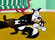 Pepe Le Pew Skunk Penelope PussyCat High Quality Metal Fridge Magnet 3x4 8707