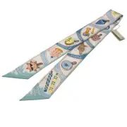 Hermes Twilly FUNNY ICE CREAM Silk Women s Scarf 027