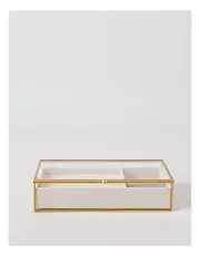 [Design Studio] Glass Jewellery Box in Gold