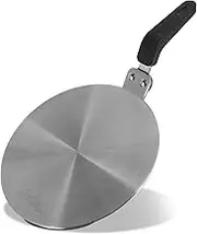 Stainless Steel Induction Adapter Diffuser Plate - Round Heat Diffuser for Gas Stove, Electric Oven, Grill - Durable Cookware Pan (20CM)
