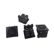 10pcs DIN 5 Pin Circular Jack Female Panel Mount PCB Mount Connector Adapter